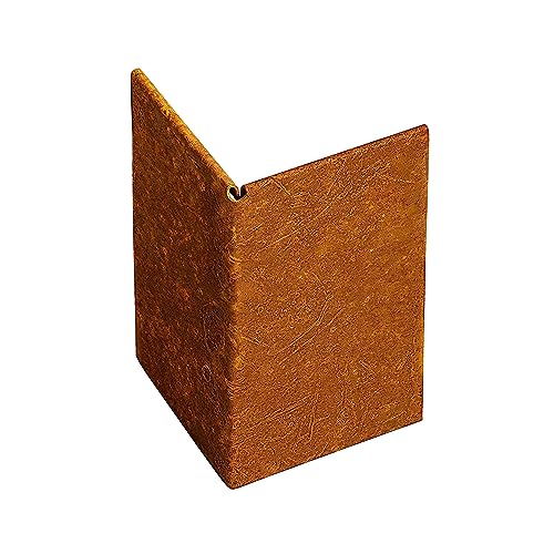 innogard 6017-003 – Eckverbinder Außen-Eck für Rasenkante – Corten-Stahl – Beet-Einfassung, Korrosionsschutz, 25 cm Höhe von innogard