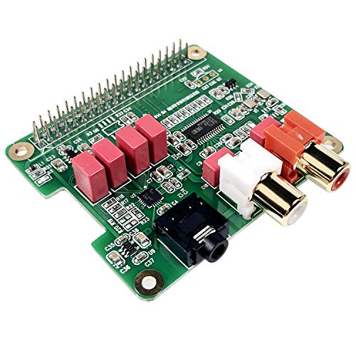 InnoMaker HiFi DAC HAT für Raspberry Pi 5/4/3B+/Zero | PCM5122 384kHz/32bit DAC Audio-Erweiterungskarte | Duale Oszillatoren & DOP | RCA/3.5mm Ausgang, 112dB SNR von innomaker