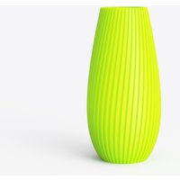 Vase No. 1 Neongelb 22cm von innoprint3d