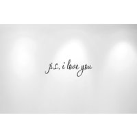 Ps Ich Liebe Dich Wandfarben Decal Angebot 1166 | 36 "x 13" Hohe Breite Auswählen Ps Ich Liebe Dich Wandfarben Decal Angebot 1166 | 36 "x 13" Hohe Breite Auswählen von innovativestencils