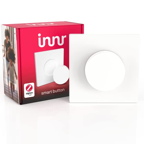 innr Smart Button für kabellose Steuerung von smart, dimmbaren LED Lichtern (Zigbee & WiFi) Fernbedienung, 1-Key Remote, RC 210 von innr