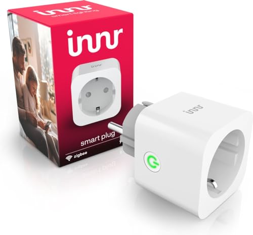 Innr Smart Steckdose, funktioniert mit Hue* und Alexa, Zigbee Repeater, Zigbee Steckdose mit Strommessung, 1-Pack von innr