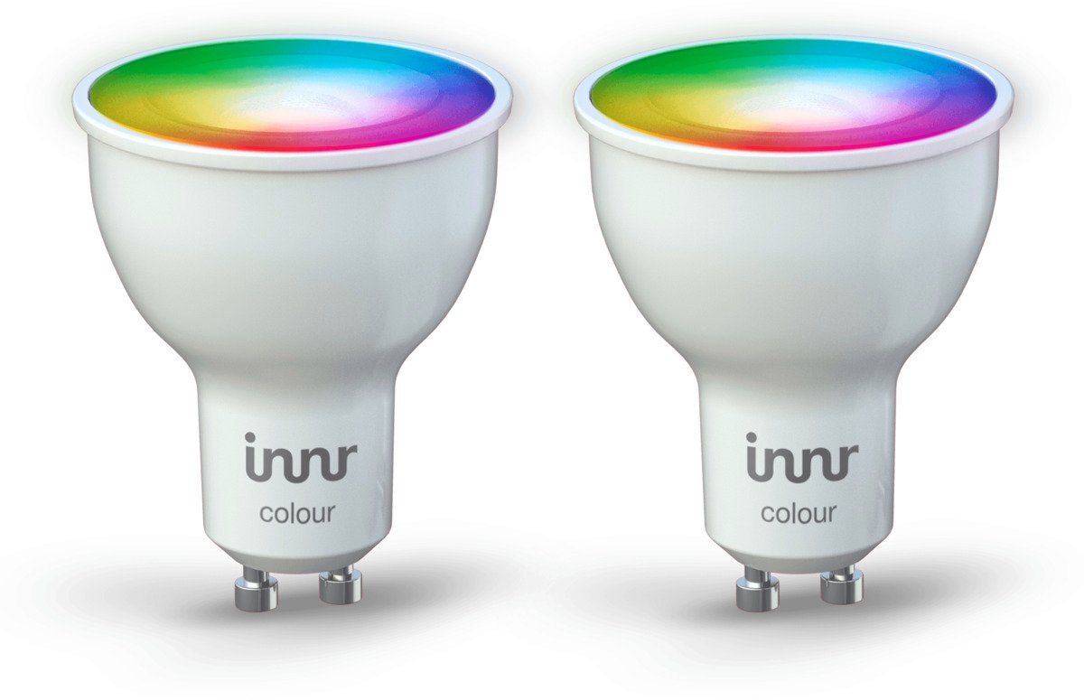 LED-Leuchtmittel GU10 colour LED Smartes Leuchtmittel 2er Pack, GU10 LED-Leuchtmittel GU10 colour LED Smartes Leuchtmittel 2er Pack, GU10 von innr