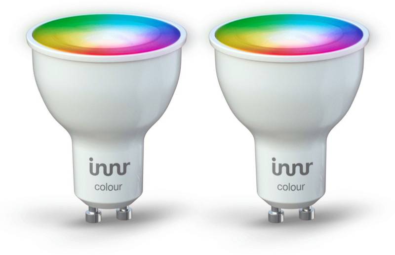 LED-Leuchtmittel GU10 colour LED Smartes Leuchtmittel 2er Pack, GU10 von innr