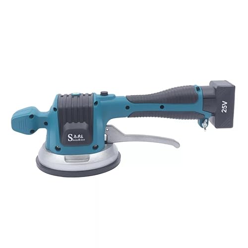 Fliese Vibrator Nivelliermaschine 1200rmp Fliese-Verlegemaschine mit Lithium-Batterien, Ladegerät und box, Tile Vibrator Bodenputz Fliesenvibrator Fliesenleger für Engineering und Verwendung Hauses von innytund