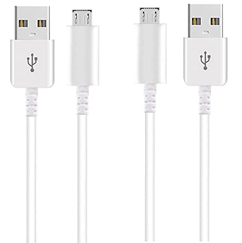 2X Micro-USB 120 cm Kabel Datenkabel Ladekabel kompatibel mit Samsung Galaxy A6 A6+ A7 A10 M10 A10s A5 2015 2016 A3 2016 S7 S7 Edge S6 Edge Plus S6 S5 S4 S3 J8 J7 J6 J6+ J5 J4 J4+ J3 J2 J1 Note von ino