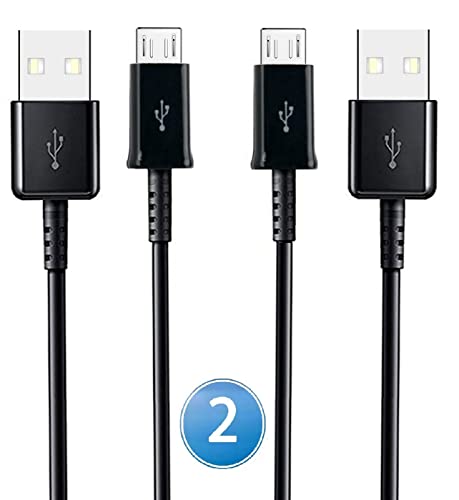 ino 2 Stück 100 cm Micro-USB Kabel Handykabel kompatibel mit Samsung Galaxy J5 2015 J5 (2016) J5 (2017) J5 DUOS J5 Prime Datenkabel Ladekabel von ino