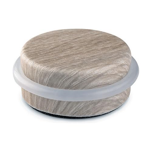 Selbstklebender Türstopper aus Kunststoff und Metall, dekoriert mit Kalkasche Ø4,6x1,8cm INOFIX von INOFIX