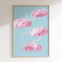 Retro Wand Kunst Groovy Funky Poster Design Geschenke Für Sie Oder Ihn Bunte Wandkunst Vintage Prints von inouiboutique