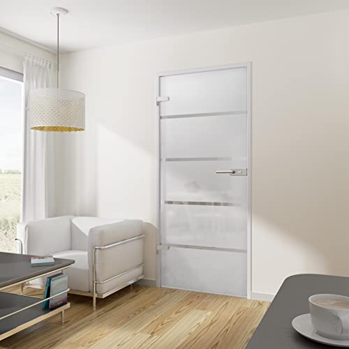 inova Glas-Drehtür Komplettset 834x1972x8mm mit Beschlag 080 abschliessbar DIN links rechts Glastür von inova