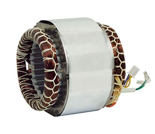 Stator Rotor Anker Wicklung 100% Kupfer Spule Generator mit 3 Phasen - Stator und Rotor für den Stromerzeuger - Passend für sämtliche 4-Takt Motoren von Stromerzeugern - 2, 2 kVA; 3 Phasen (230/400V) von inox_trade_24