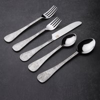 Cosage Texture Nascent Steel 20 Stk. Besteck Set | 4 Portionen von inoxflatware