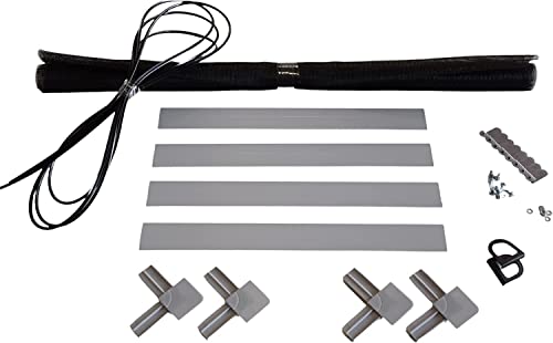 Fliegengitter- Fenster- Mücken- Insektenschutz- Alu- Weiss optimal für Rolläden (100cm x 120cm, +19mm Einhängewinkel) von insektenschutz-rollladen-shop-1000-FeRo