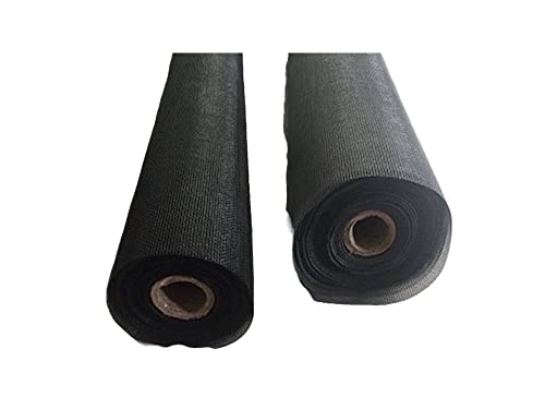 Insektenschutz Gaze Mückenschutz Fliegengitter UV Beständig Beschichtung Fiberglas Meterware (schwarz, 120cm x 150cm) von insektenschutz-rollladen-shop-1000