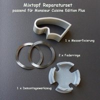 Passend Für Monsieur Cuisine Edition Plus Reparatur-Set Mixtopf Und Messer von instantYELLOW