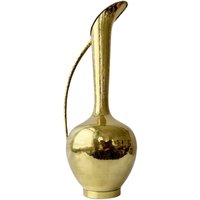 Vintage 1970Er Jahre Handgehämmerte Extra-Große Messing Vase Krug von instavintagekiosk