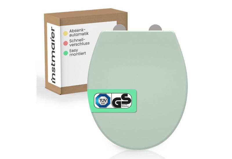 instmaier WC-Sitz instmaier Helma, Toilettendeckel mit Absenkautomatik, Absenkautomatik, zur Reinigung abnehmbar, Duroplast, TÜV geprüft instmaier WC-Sitz instmaier Helma, Toilettendeckel mit Absenkautomatik, Absenkautomatik, zur Reinigung abnehmbar, Duroplast, TÜV geprüft von instmaier