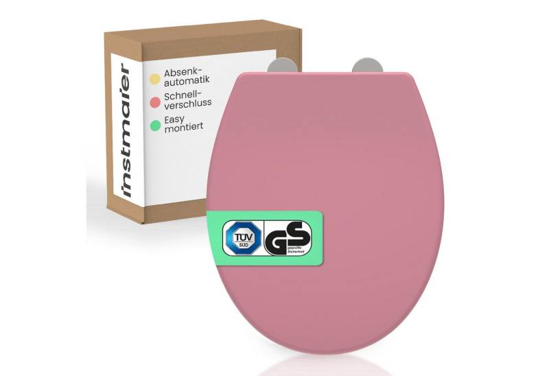 instmaier WC-Sitz instmaier Helma, Toilettendeckel mit Absenkautomatik, Absenkautomatik, zur Reinigung abnehmbar, Duroplast, TÜV geprüft instmaier WC-Sitz instmaier Helma, Toilettendeckel mit Absenkautomatik, Absenkautomatik, zur Reinigung abnehmbar, Duroplast, TÜV geprüft von instmaier