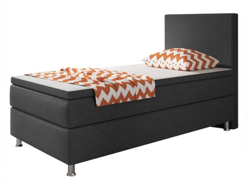 inter Boxspringbett Berlin mit 7 Zonen Taschenfederkernmatratze inkl. Topper (Boxspringbett, Bett inkl.Kopfteil mit Topper und Matratze 90x200 cm 140x200 cm), SOFORT LIEFERBAR von inter