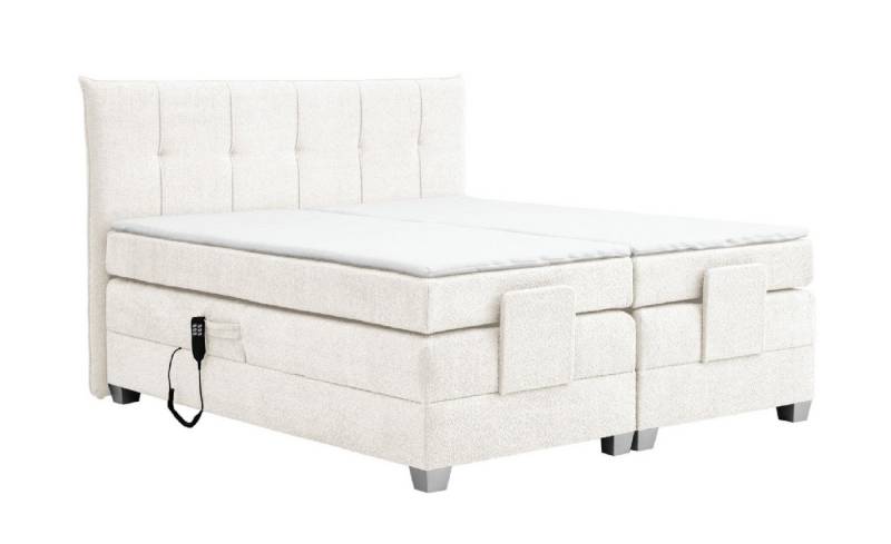 inter Boxspringbett Boxspringbett BERN 140x200 cm mit Motor, Elektrische Kopf- u. Fußteilverstellung von inter