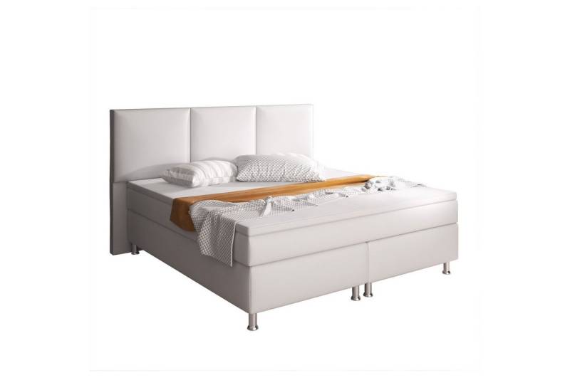 inter Boxspringbett Oslo 180x200 cm (Spar ser, Bett sprinboxbett Schlafbett 180x200 cm), inkl.Topper,inkl.Matratzen von inter