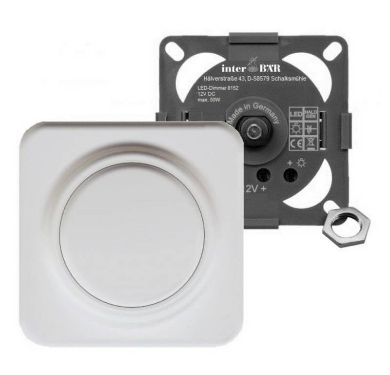 interBär Drehdimmer interBär 8152-008.01 Möbeleinbau-Dimmer Weiß von interBär