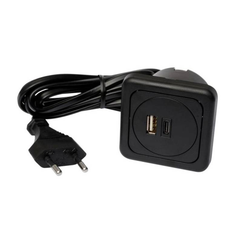 interBär Steckdose interBär 9016-014.81 3fach USB-Ladesteckdose 1er Set mit USB, mit USB- von interBär