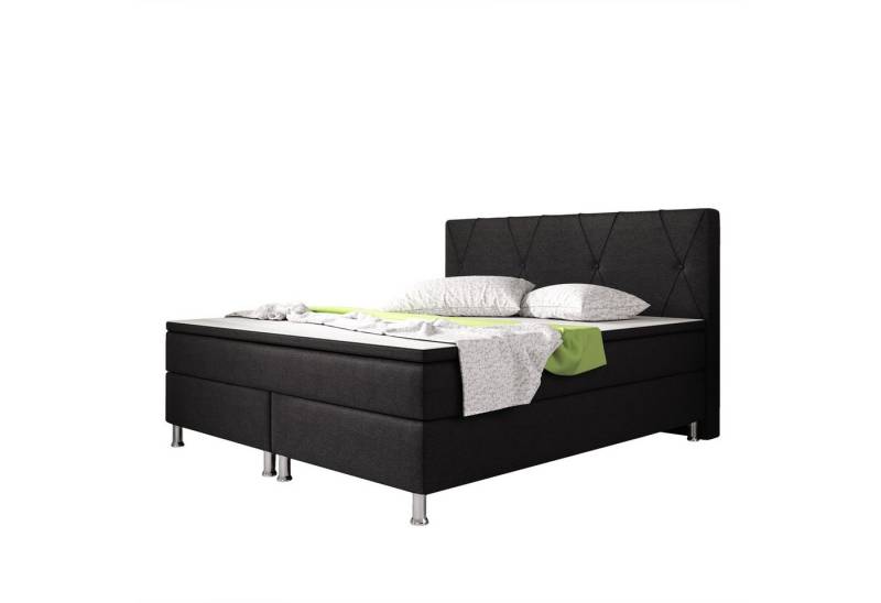 interbed Boxspringbett Boston 140x200 cm Webstoff, inkl. Topper und Matratze interbed Boxspringbett Boston 140x200 cm Webstoff, inkl. Topper und Matratze von interbed