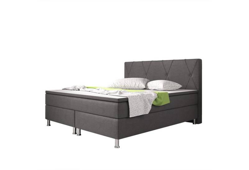 interbed Boxspringbett Boston 140x200 cm Webstoff, inkl. Topper und Matratze interbed Boxspringbett Boston 140x200 cm Webstoff, inkl. Topper und Matratze von interbed