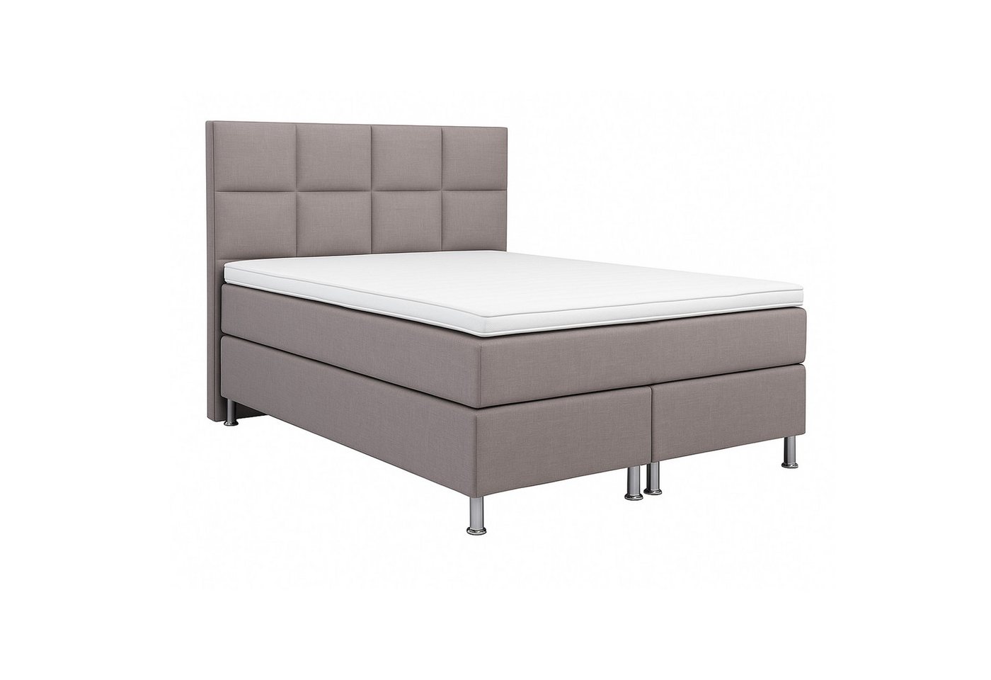 interbed Boxspringbett Miami 140x200 cm Webstoff von interbed