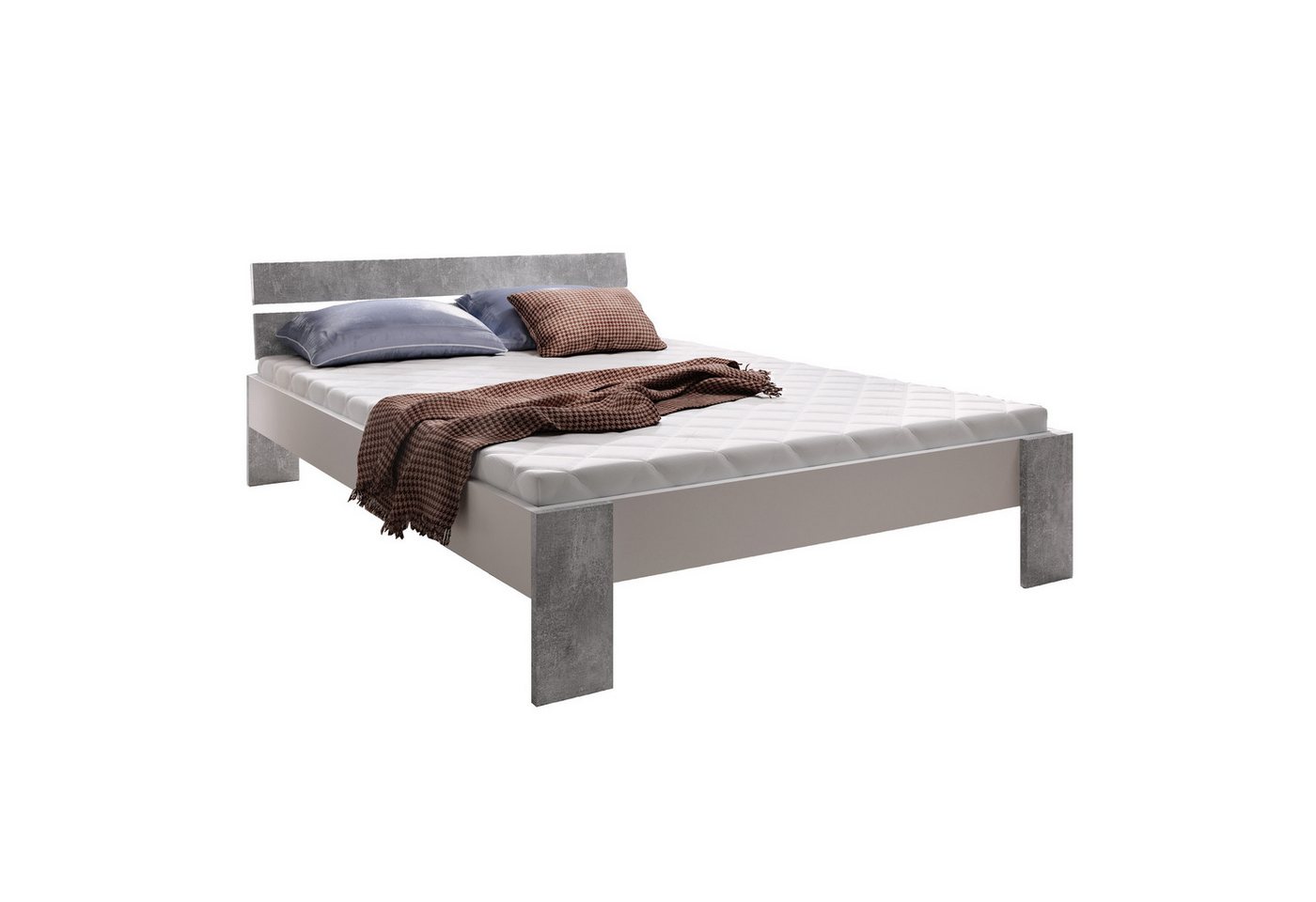 interbed Futonbett Michelle 140x200 cm inkl. 13-Leisten Rollrost (Set, Spar-Set), inkl. Bonellfederkernmatratze mit 1 cm Schaumauflage von interbed
