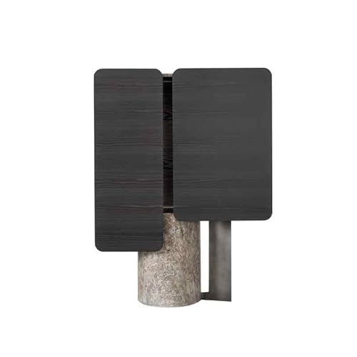 Italienischer Luxus-Barschrank zur Wandmontage mit natürlichem Marmorsockel, zeitgenössische Holzmaserung mit Innenbeleuchtung aus Messing, Designer-Vitrine Italienischer Luxus-Barschrank zur Wandmontage mit natürlichem Marmorsockel, zeitgenössische Holzmaserung mit Innenbeleuchtung aus Messing, Designer-Vitrine von interoknack