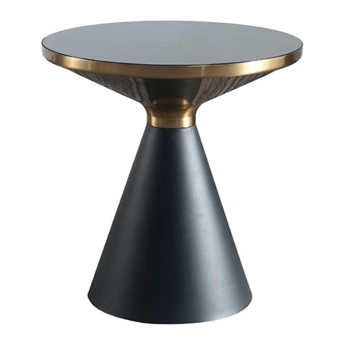 Nordischer Beistelltisch aus Glas in Glockenform, luxuriöser Couchtisch aus gehärtetem Glas mit goldfarbenem Akzentband, moderner minimalistischer Wohnzimmerakzenttisch Nordischer Beistelltisch aus Glas in Glockenform, luxuriöser Couchtisch aus gehärtetem Glas mit goldfarbenem Akzentband, moderner minimalistischer Wohnzimmerakzenttisch von interoknack