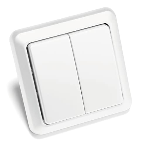 Intertechno Smart Home ITW 852 Funk Wandsender weiß 2 fach 2 Kanal von Intertechno
