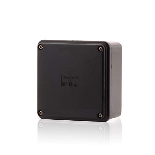 Installationsgehäuse, Abzweigkasten Aufputz mit Schrauben 100x100x50mm, IP65, Schwarz Verteilerkasten Leergehäuse Industriegehäuse, zur Aussen Anwendung geeignet von intratec 100% Shopping