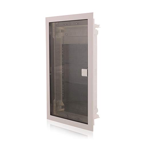 Intratec Multimediaverteiler Kommunikationsverteiler Unterputz, IP40, transparente Tür, 650°C Media, 346x592x92mm, Gehäuse Weiß RAL 9003 Intratec Multimediaverteiler Kommunikationsverteiler Unterputz, IP40, transparente Tür, 650°C Media, 346x592x92mm, Gehäuse Weiß RAL 9003 von intratec 100% Shopping