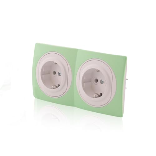 Intratec Nobilis Set 2x Schuko Steckdose & 2fach Rahmen 80x151 mm, horizontal Wandmontage Grün Ø60mm 16A/230V Intratec Nobilis Set 2x Schuko Steckdose & 2fach Rahmen 80x151 mm, horizontal Wandmontage Grün Ø60mm 16A/230V von intratec 100% Shopping