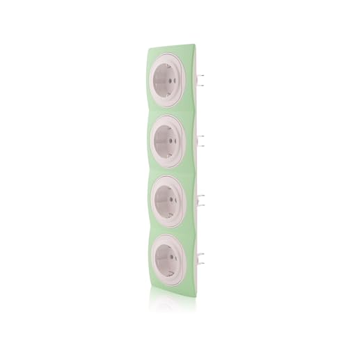 Intratec Set 4X Schuko Steckdose Nobilis Grün Ø60mm 16A/230V & 4er Rahmen vertikal 80x293mm ABS Wandmontage Intratec Set 4X Schuko Steckdose Nobilis Grün Ø60mm 16A/230V & 4er Rahmen vertikal 80x293mm ABS Wandmontage von intratec 100% Shopping