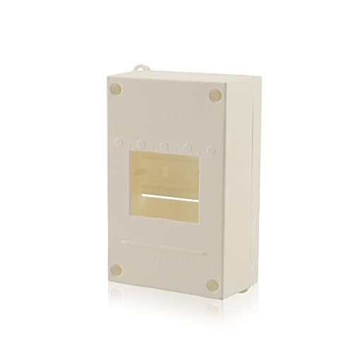 Intratec Sicherungskasten 1-reihig, IP30 – Aufputz Kleinverteiler für 3 Module, kleiner Verteilerkasten für Innenräume, 155 x 97 x 57 mm, Weiß Intratec Sicherungskasten 1-reihig, IP30 – Aufputz Kleinverteiler für 3 Module, kleiner Verteilerkasten für Innenräume, 155 x 97 x 57 mm, Weiß von intratec 100% Shopping