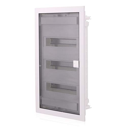 Intratec Sicherungskasten Unterputz IP40 – Verteilerkasten mit Tür, 3-reihig, 36 Module, 592x347x92 mm, Weiß, für Trockenräume Intratec Sicherungskasten Unterputz IP40 – Verteilerkasten mit Tür, 3-reihig, 36 Module, 592x347x92 mm, Weiß, für Trockenräume von intratec 100% Shopping