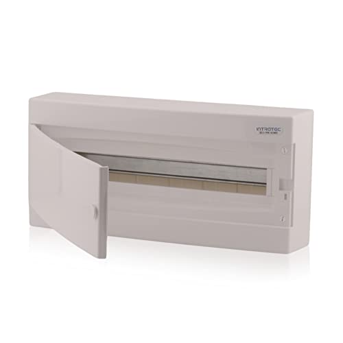 Sicherungskasten Aufputz IP40 Verteiler Gehäuse 1 reihig bis 24 Module Weißer Tür für die Trockenraum Installation im Haus Sicherungskasten Aufputz IP40 Verteiler Gehäuse 1 reihig bis 24 Module Weißer Tür für die Trockenraum Installation im Haus von intratec 100% Shopping