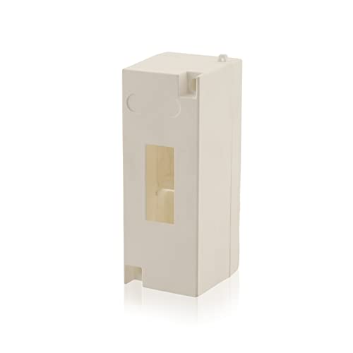 Intratec Sicherungskasten 1-reihig, IP30 – Aufputz Kleinverteiler für 1 Modul, kleiner Verteilerkasten für Innenräume, 130 x 51 x 57 mm, Weiß von intratec 100% Shopping
