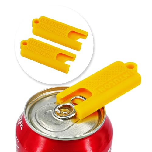 Intulon Kompakter Dosenöffner, passt in die Tasche (gelb, Mini (2er-Pack) von intulon