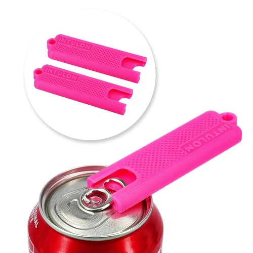 Intulon Kompakter Getränkedosenöffner, passt in die Tasche, Rosa, normal (2 Stück) von intulon