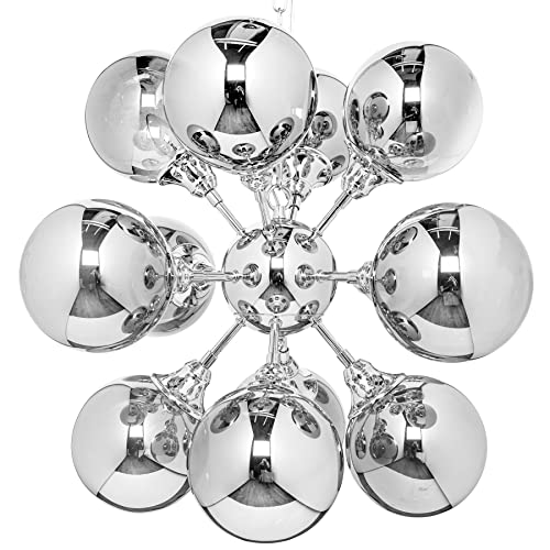 invicta INTERIOR Extravagante Hängeleuchte GALAXY 72cm silber Hängelampe Modern Design Pendelleuchte Deckenlampe von invicta INTERIOR