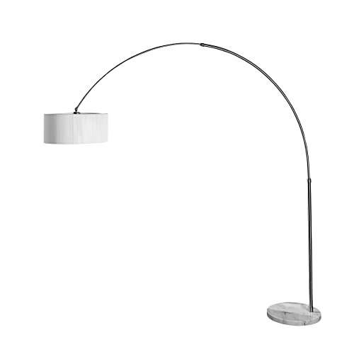 invicta INTERIOR Bogenleuchte EXTENSO weiß mit weißem Marmorfuß Bogenlampe invicta INTERIOR Bogenleuchte EXTENSO weiß mit weißem Marmorfuß Bogenlampe von invicta INTERIOR