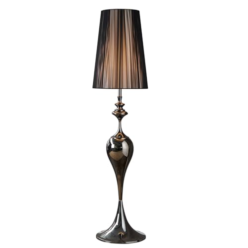 invicta INTERIOR Edle Design Stehleuchte Lucie schwarz 160cm Lampe Stehlampe Standleuchte Leuchte von invicta INTERIOR