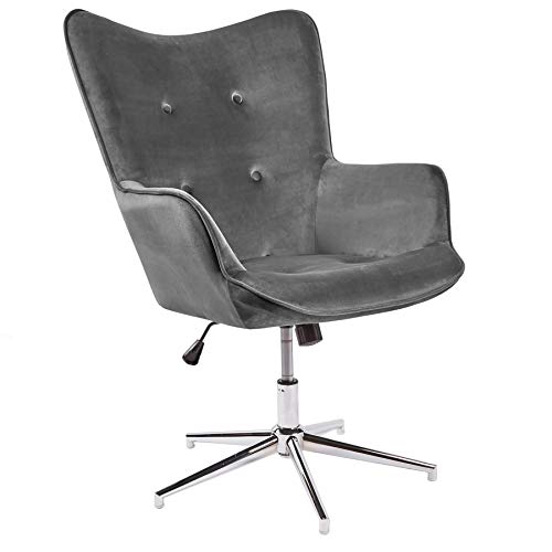 invicta INTERIOR Eleganter höhenverstellbarer Dreh Sessel MR. Lounger grau Samt Fernsehsessel Drehstuhl Stuhl Drehsessel von invicta INTERIOR