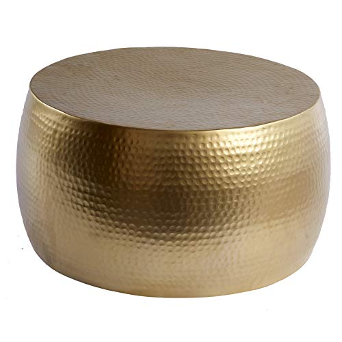 invicta INTERIOR Handgearbeiteter Couchtisch Orient III 60cm Gold im Classic Hammerschlag Design invicta INTERIOR Handgearbeiteter Couchtisch Orient III 60cm Gold im Classic Hammerschlag Design von invicta INTERIOR