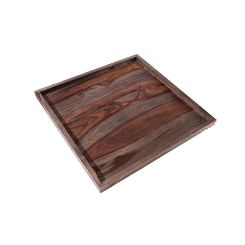 invicta INTERIOR Massives Tablett MAKASSAR 50cm Sheesham Smoke Finish Servierbrett Holztablett Serviertablett Bettablett invicta INTERIOR Massives Tablett MAKASSAR 50cm Sheesham Smoke Finish Servierbrett Holztablett Serviertablett Bettablett von invicta INTERIOR